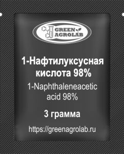 1-Нафтилуксусная кислота (НУК, α-Нафталинуксусная кислота, α-Нафтилуксусная кислота, 1-Нафталинуксусная кислота, NAA, α-Naphthaleneacetic acid, 1-Naphthylacetic acid, NAA, C12H10O2, CAS NO.: 86-87-3) - 3 грамма