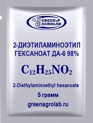 2-Диэтиламиноэтил гексаноат (ДА-6, DA-6, C12H25NO2, CAS NO.: 10369-83-2) - 5 грамм