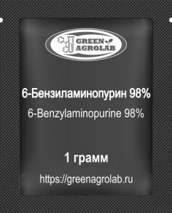 6-Бензиламинопурин (6-БАП, 6-BA, 6-Бензиладенин, C12H11N5, CAS NO.: 1214-39-7) - 1 грамм