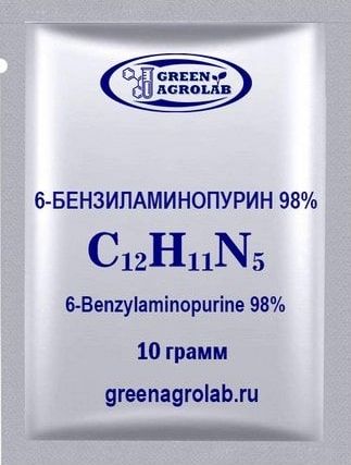 6-Бензиламинопурин (6-БАП, 6-BA, 6-Бензиладенин, C12H11N5, CAS NO.: 1214-39-7) - 10 грамм
