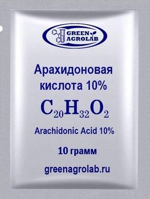 Арахидоновая кислота (ARA, C20H32O2, CAS NO.: 506-32-1) - 10 грамм