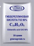 Гиббереллиновая кислота ГК3 90% (Гиббереллин, Gibberelline GA3, Гибберелловая кислота, C19H22O6, CAS NO.: 77-06-5) - 10 грамм