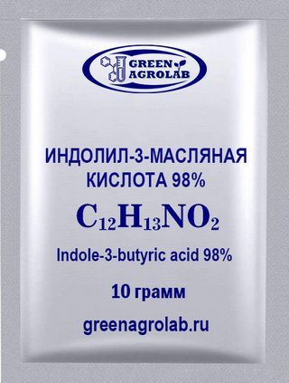 Индолилмасляная кислота (ИМК, IBA, ИБК, Индол-3-масляная кислота, Индолил-3-масляная кислота, 1Н-Индол-3-бутановая кислота, C12H13NO2, CAS NO.: 133-32-4) - 10 грамм