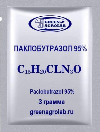 Паклобутразол (ПБЗ, Paclobutrazol, PBZ, C15H20ClN3O, CAS NO.: 76738-62-0) - 3 грамма