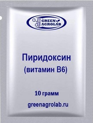 Витамин B6 (Пиридоксин, Пиридоксина гидрохлорид) - 10 грамм