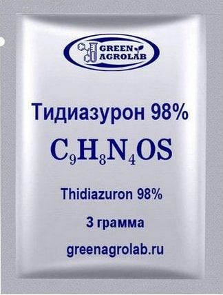 Тидиазурон (ТДЗ, TDZ, Thidiazuron, C9H8N4OS, CAS NO.: 51707-55-2) - 3 грамма