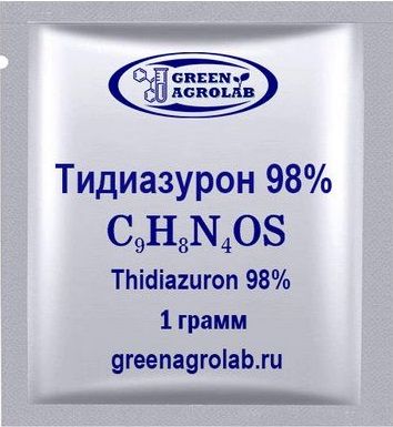 Тидиазурон (ТДЗ, TDZ, Thidiazuron, C9H8N4OS, CAS NO.: 51707-55-2) - 1 грамм
